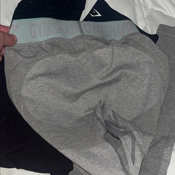 Gymshark Black and Gray Leggings Bundle. - Picture 2 of 4